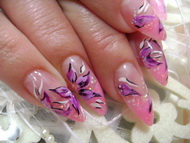 porci,akrillal díszítve