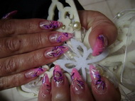 porci,akrillal díszítve