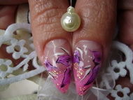 porci,akrillal díszítve