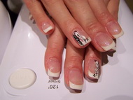 Feket-fehér nonfigure akril