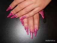 Enikő pink leopárd mintás