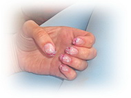 szakaszos akril minta