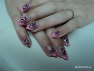 rózsaszín virágos