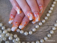 appelsin blomster i Bergen