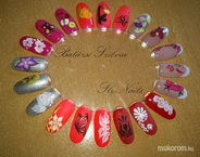 porci és akril minták