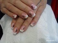 Fekete akril mintával 