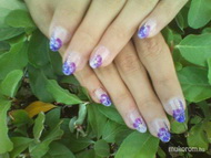 lilás mini köröm Vikinek