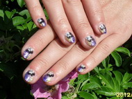 picike virágok picike körömre