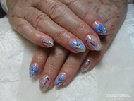 zhostovo festési technikával