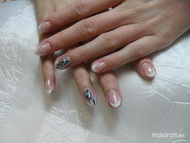 akril pillangós kövekkel