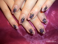 Best Nails - csillámos acrillal