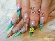 tőlem magamnak akrillal festve