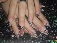 Leopárd akril festett