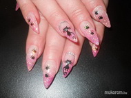 Erika rózsaszín átmenetes cicás