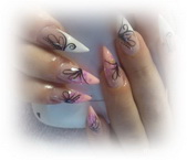 hegyes zselé akrillal