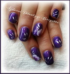 Géllakk akrill díszítéssel