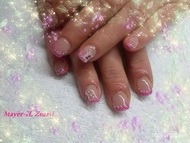 rózsaszín csillámos 