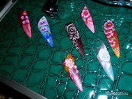 Továbbképzésen készített körmök