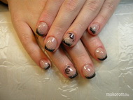 rózsás csillámporos