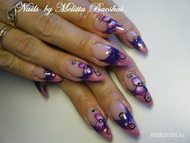 zselés és procelán műköröm