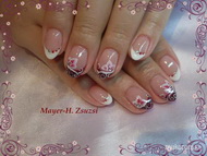 Bordó fehér elegancia