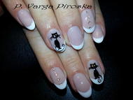 Egy új vendégnek akrilos cicás