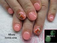 Világítós zselé akrillal