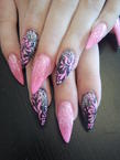 Szilvi fekete pink