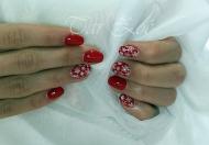 Porcelán géllakkal 