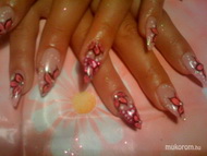 Best Nails - csillám vég , akrill díszítés