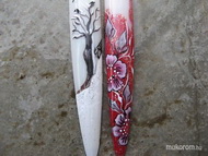 Zselé és akril kombináció.