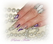 clear stiletto