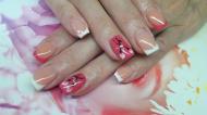 Best Nails - Francia virággal