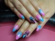 Best Nails - Ombre pálmafával