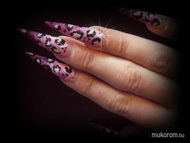 Best Nails - rózsaszín párduc