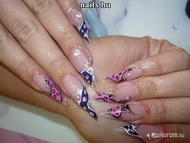 porcelán akril díszítéssel