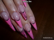 porcelán akril díszítéssel