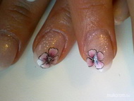 első akril virágom Ildin