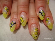 csillámos pillangós