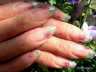 Akvarellből árvácska