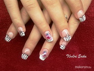 Kézzel festett akril maci