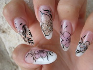 zselé,beépített dísz,akril