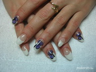 francia akril árvácsákkal