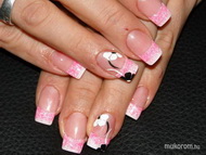 Francia rózsaszín csillámmal