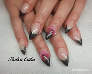 Mákos akvarell virággal