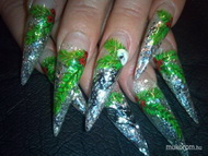 karácsony fenyőággal