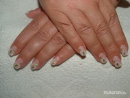 csillámos akrildíszítés