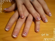 akril virágos gel lac