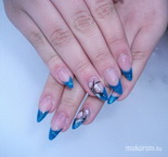 Best Nails - kékvirág