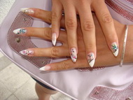 Best Nails - 2009.08.10 - Timi tip-zselé(4 körömpótlás +eltérő díszítés =